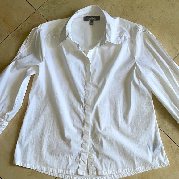 Marled Shirt with opened sleeves and ties - Picture 5 of 6